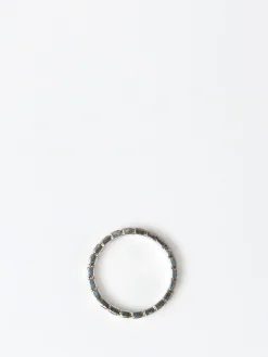Pearls Before Swine - Ziffer Ring in Silver and Black