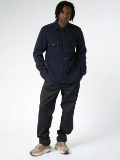 Peregrine - Dexter Overshirt in Navy