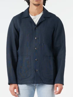 Peregrine - Grange Shacket in Navy