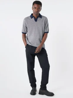 Peregrine - Lynton Polo Shirt in Navy