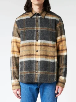 Peregrine - Wool Overshirt in Barney