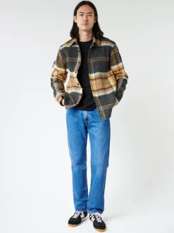 Peregrine - Wool Overshirt in Barney