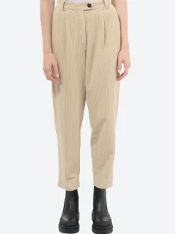 Pomandere - 7178 Pleat Pant in Ice