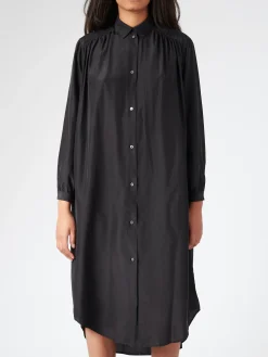 Pomandere - 3293 Shirt Dress in Black