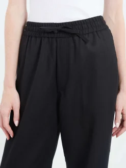 Pomandere - Flannel Pants in Black