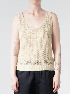 Pomandere - Knit Tank in Pearl