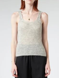 Pomandere - Knit Tank in Pearl Grey