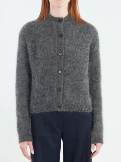 Pomandere - Mohair Cardigan in Anthracite