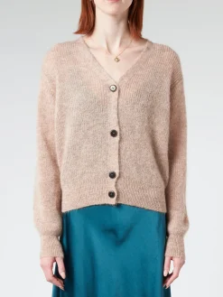 Pomandere - Mohair Cardigan in Antique Rose