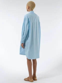 Pomandere - Shirt Dress in Sky Blue