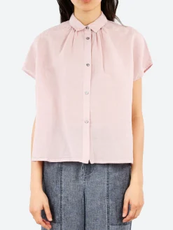 Pomandere - Short Sleeve Button-Up in Magnolia