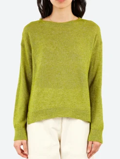 Pomandere - Striped Crewneck in Apple