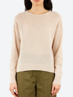 Pomandere - Striped Crewneck in Ice