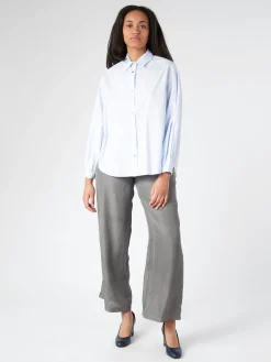 Pomandere - Wide Leg Pant in Carbon