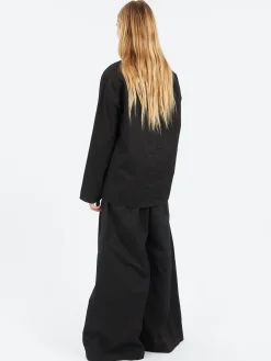 Pomandère - Cotton Gabardine Jacket in Black