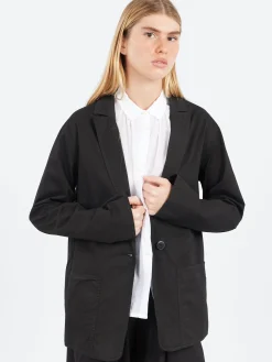 Pomandère - Cotton Gabardine Jacket in Black