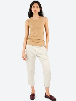 Pomandère - Linen Jersey Tank Top in Rope