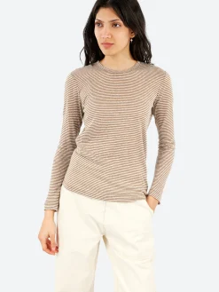 Pomandère - Long-Sleeved T-Shirt in Hazelnut