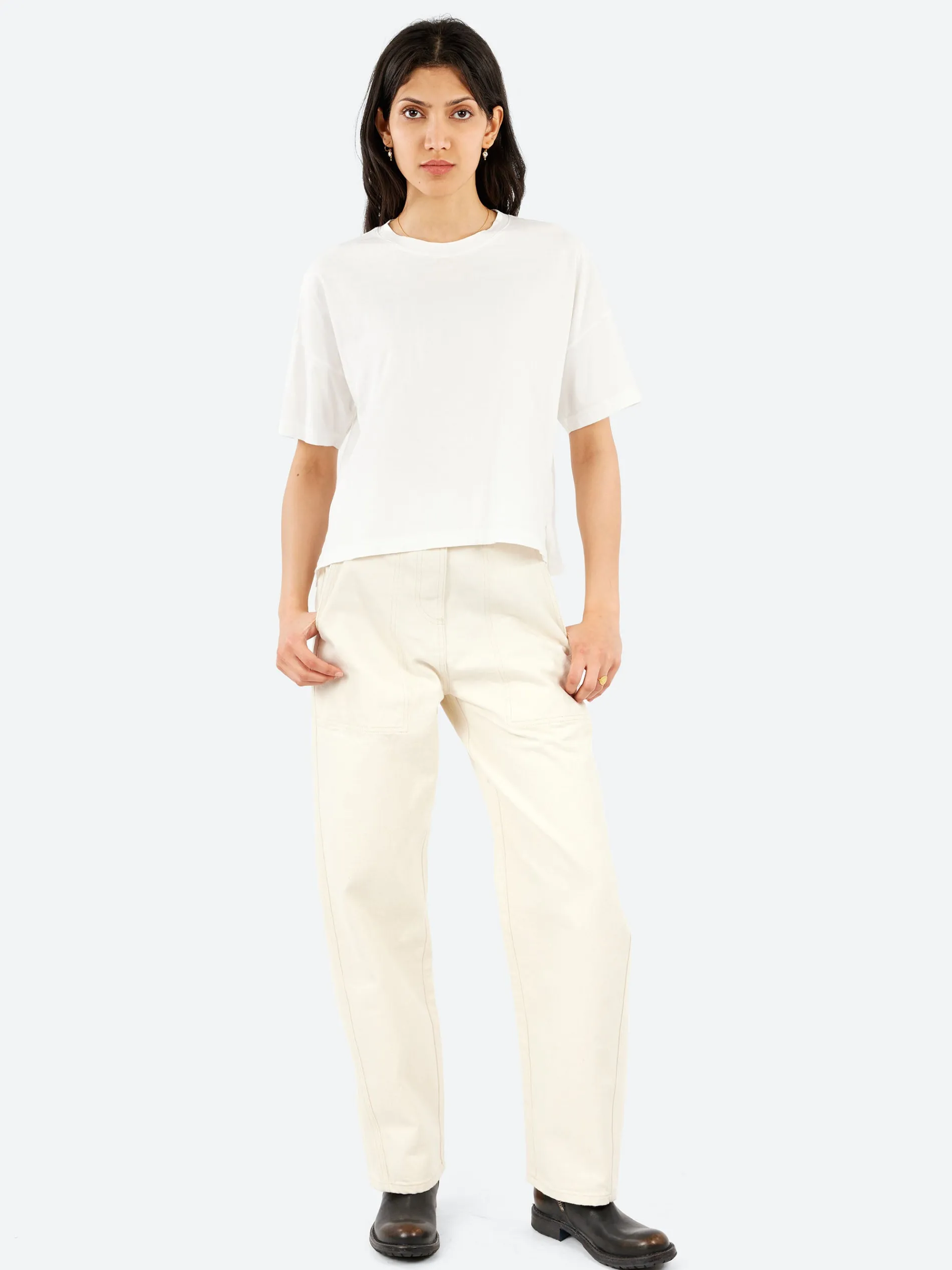 Pomandère - Oversized T-Shirt in Milk