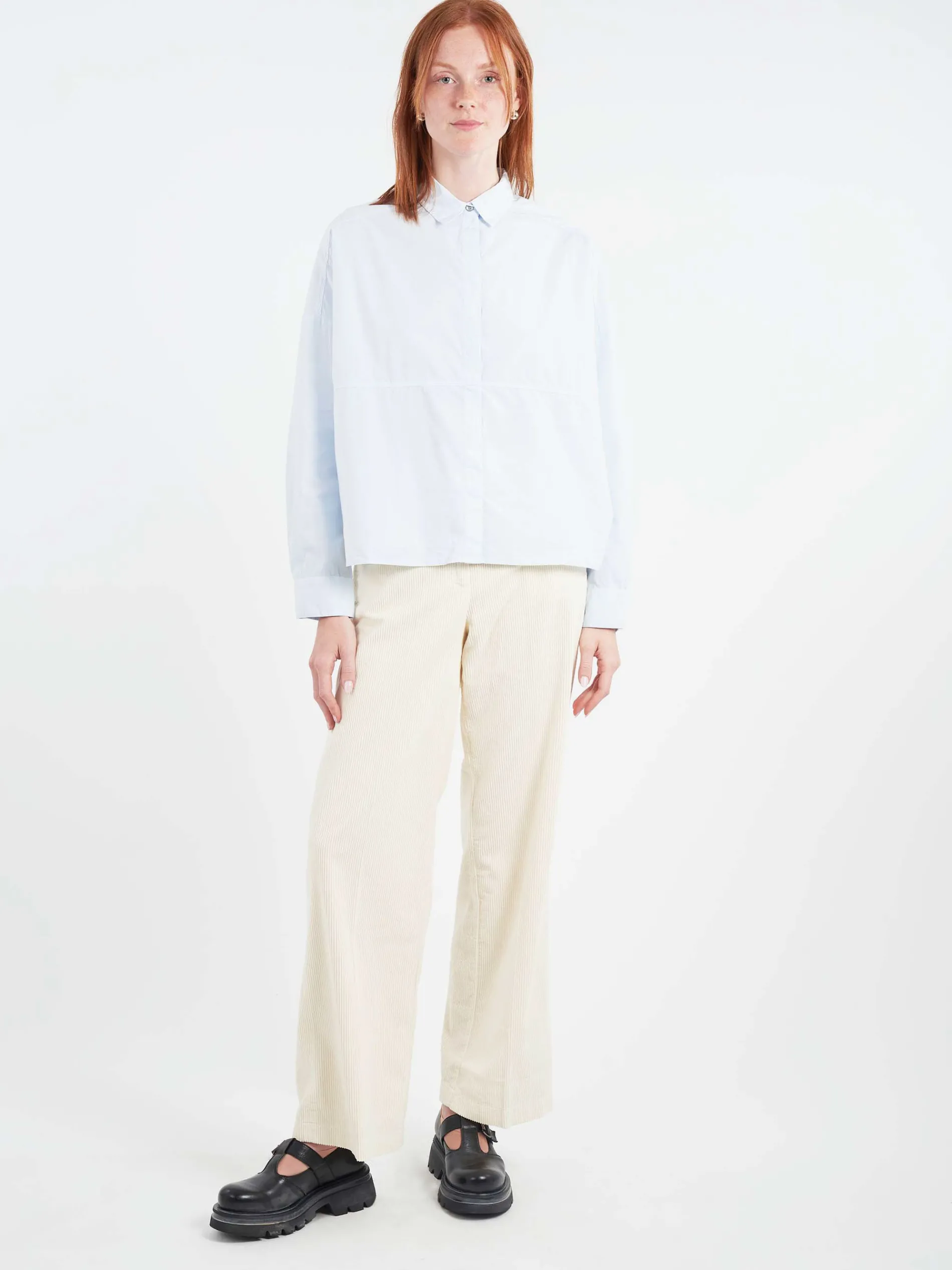 Pomandère - Poplin Shirt in Sky