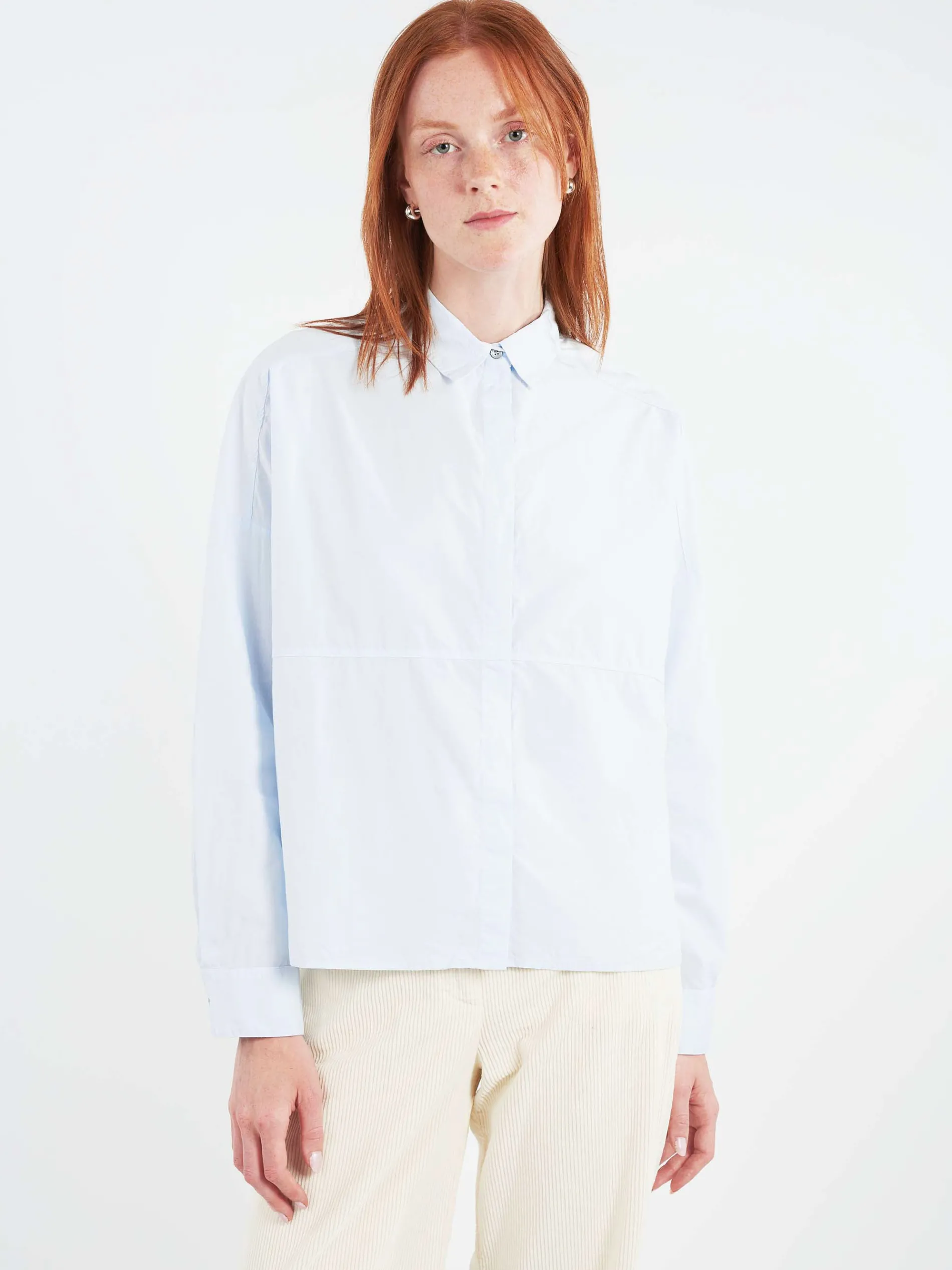 Pomandère - Poplin Shirt in Sky