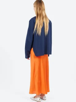 Pomandère - Poplin Shirt in Night Blue