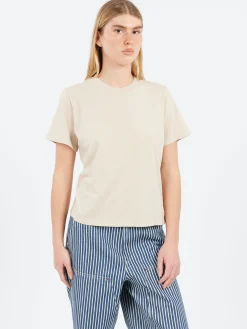 Pomandère - Unevenely-Dyed Cotton Jersey T-Shirt in Rope