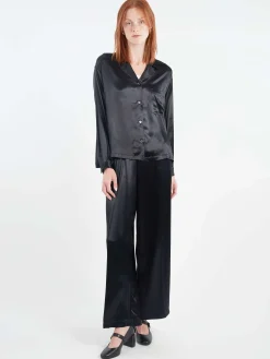 Pomandère - Viscose Blouse in Black