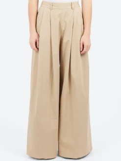 Pomandère - Wide Leg Trousers in Sand