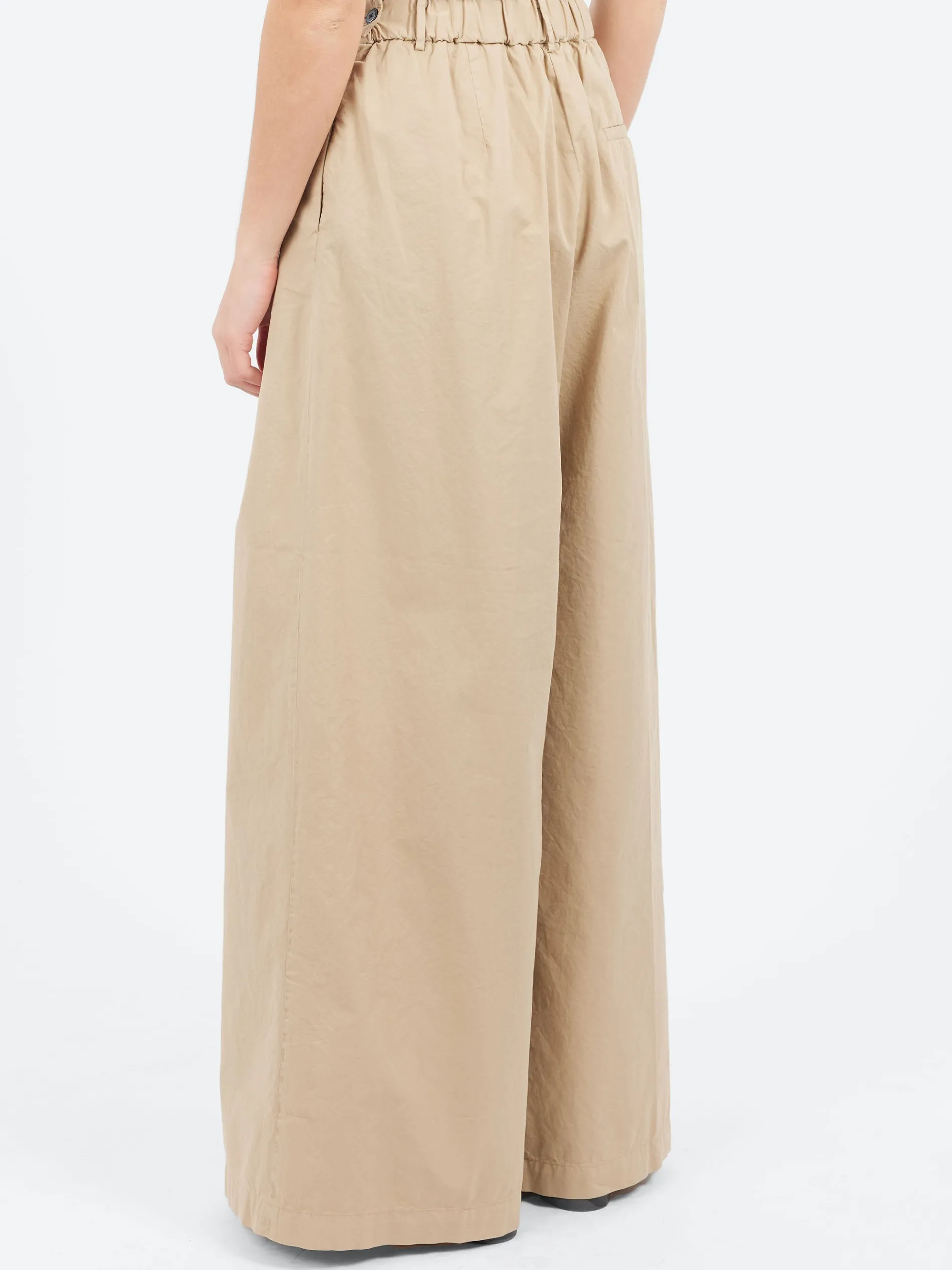 Pomandère - Wide Leg Trousers in Sand