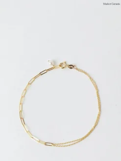Poppy Finch - Petite Link Double Chain Bracelet