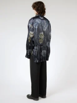 Printed Button-Up Shirt