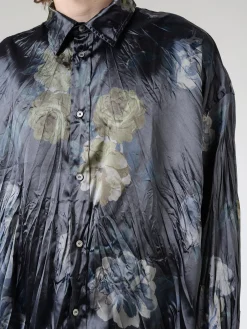 Printed Button-Up Shirt