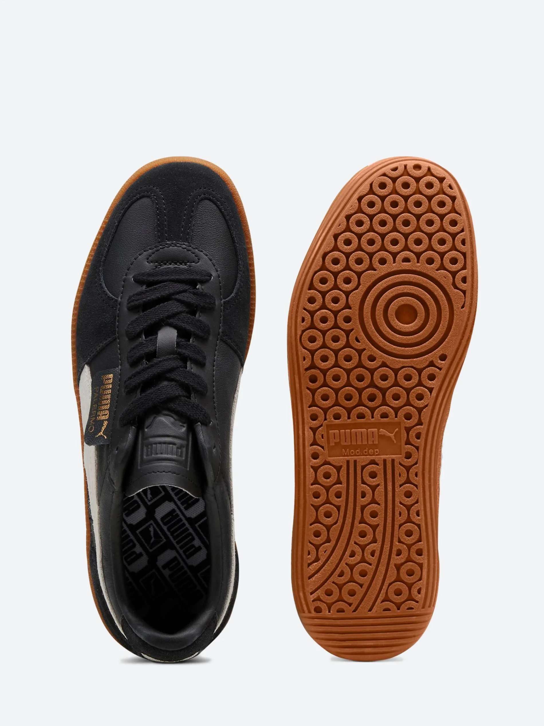Puma - Palermo in Black, Gray and Gum