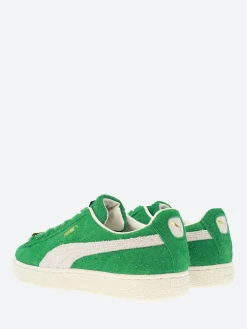 Puma - Suede Fat Lace in Green and White