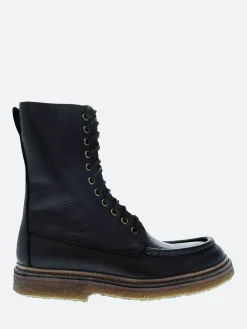 Punto Pigro - College 51 Boots in Nero Pagoda