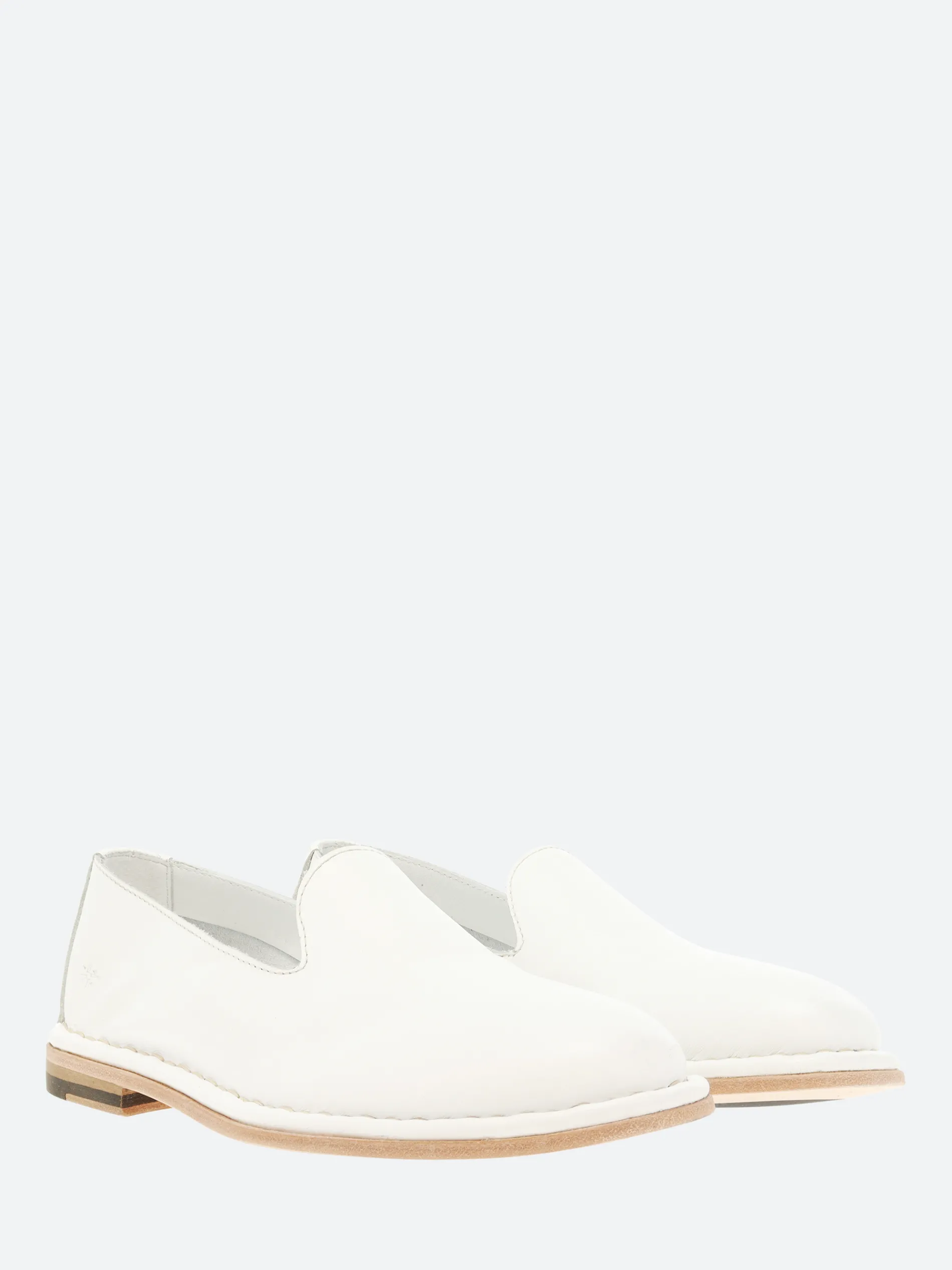 Punto Pigro - Hand 6 Leather Loafer in Bianca Topeka