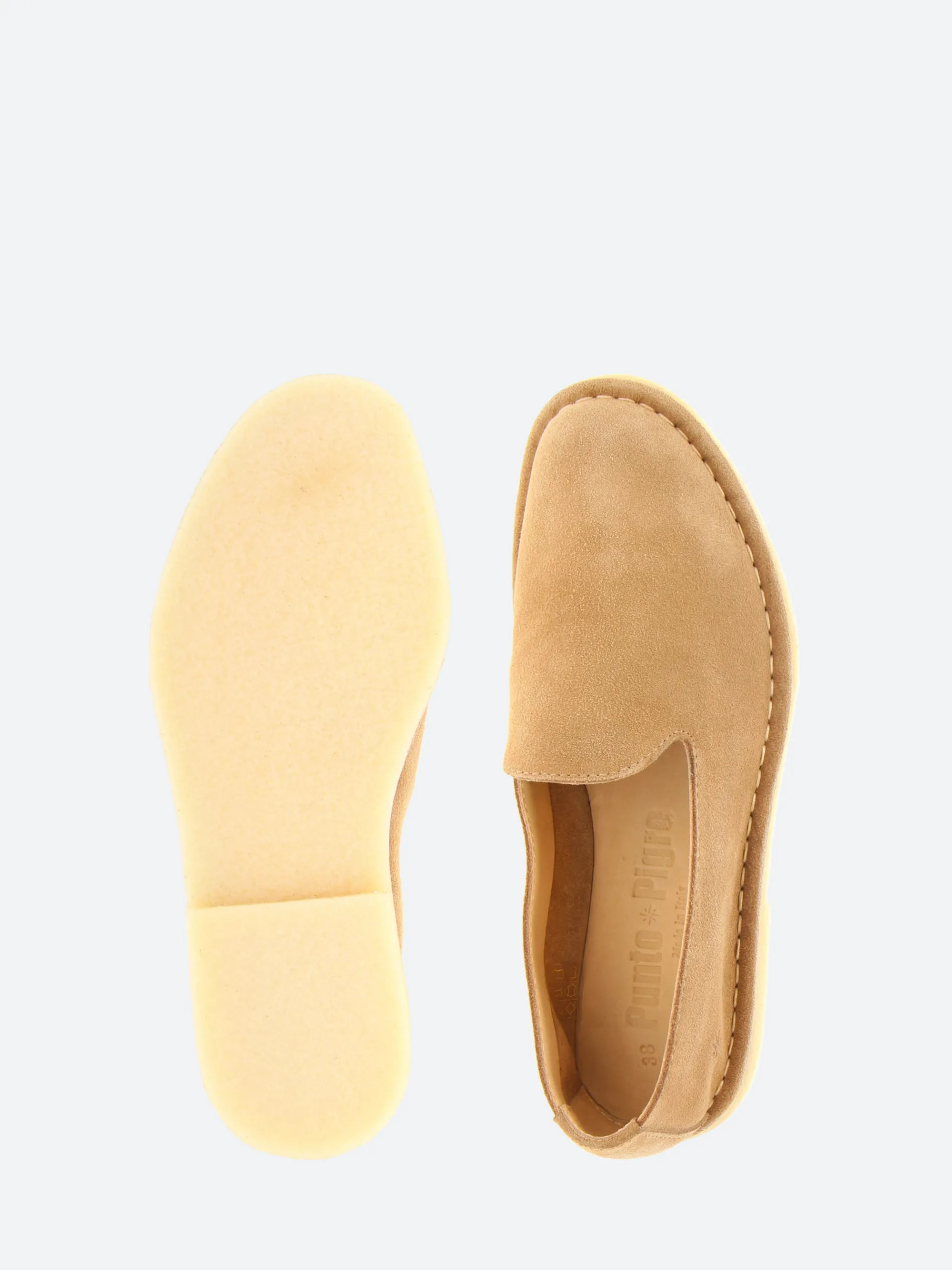 Punto Pigro - Hand 6 Leather Loafer in Sabbia Fuji