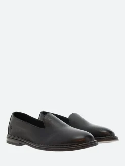 Punto Pigro - Hand 6 Leather Loafers in Nero Topeka