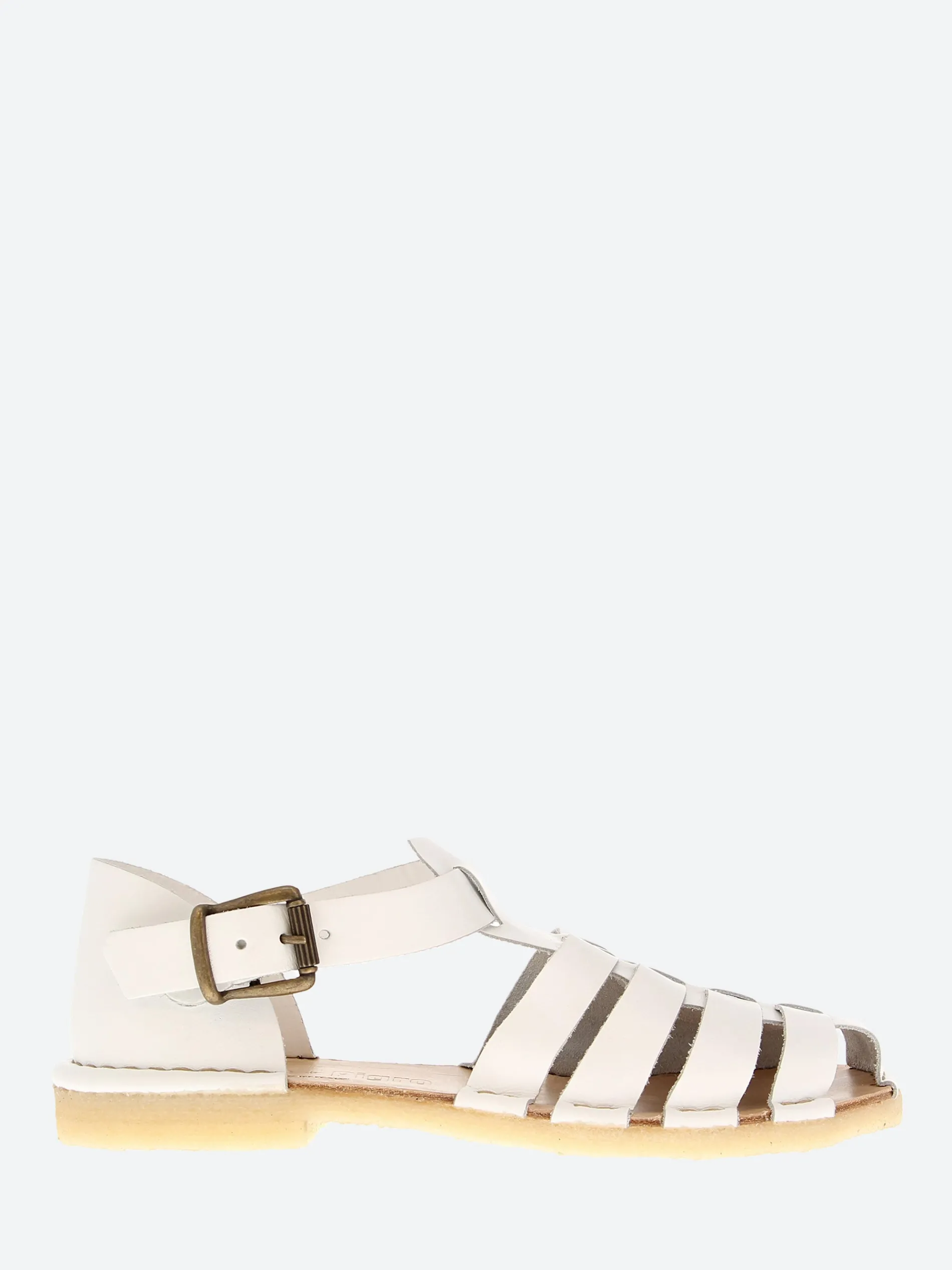 Punto Pigro - San 18 Fisherman Sandal in Bianco Topeka