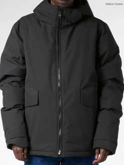 Quartz Co. - Lennox 2.0 Hooded Down Winter Jacket in Black