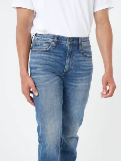 rag & bone - Fit 2 Authentic Stretch in Jared (Distressed Blue)