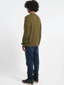 Rag & Bone - Washed Dexter Crew in Forest Green