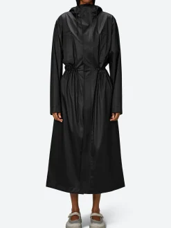 Rains - Bold Longest Jacket in Black