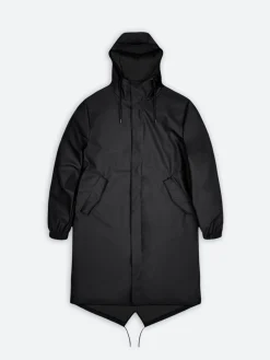 Rains - Fishtail Parka in Black