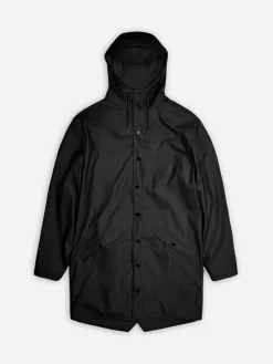Rains - Long Jacket in Black
