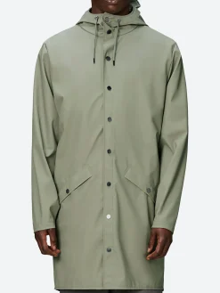 Rains - Long Jacket in Drift