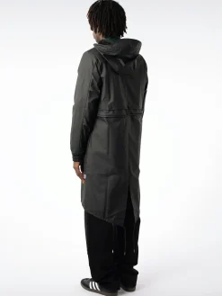 Rains - String Parka in Black