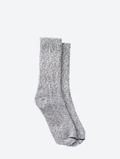 Red Wing - Cotton Ragg Sock in Blue and White