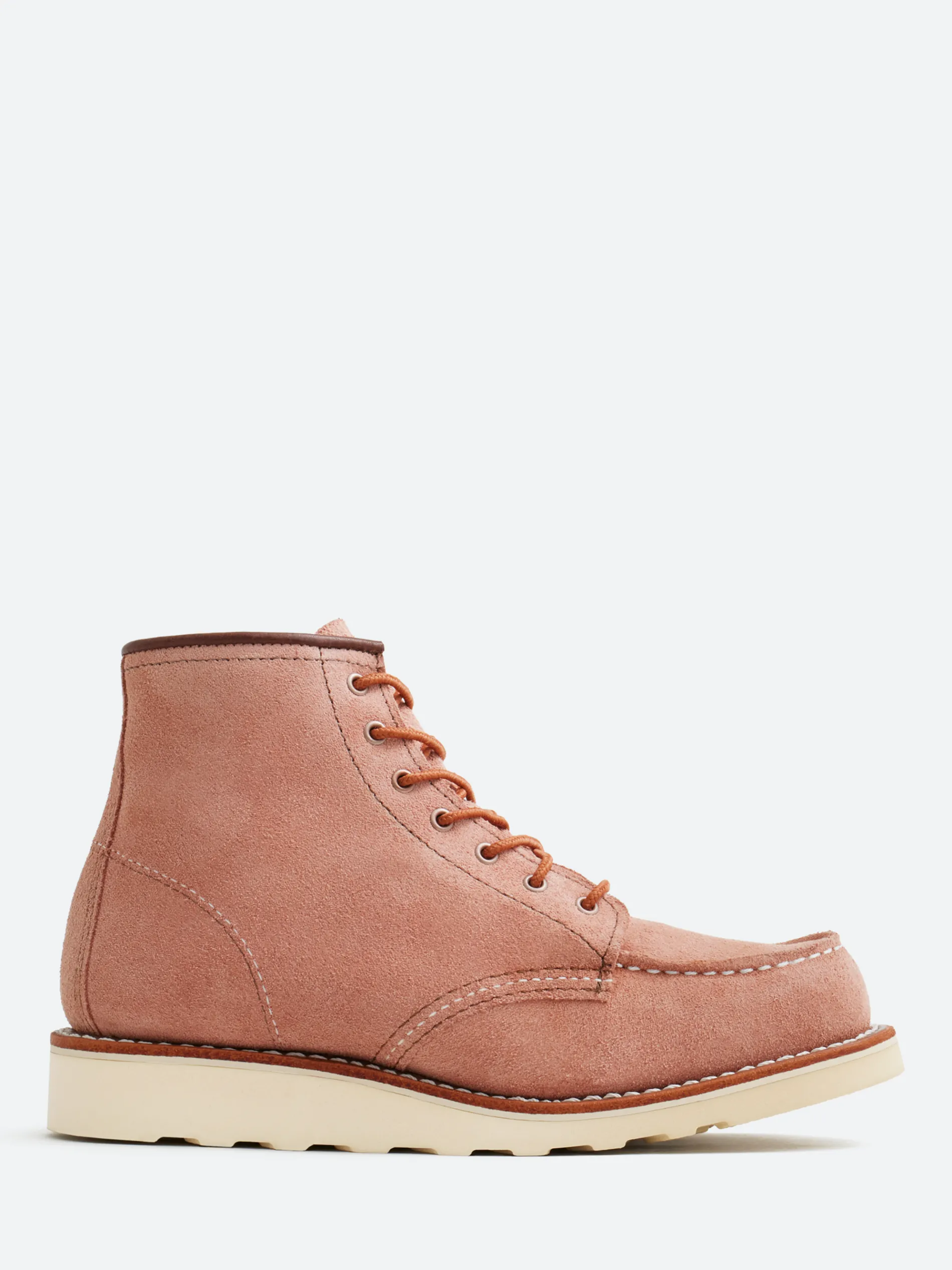 Red Wing - Women's 6" Classic Moc in Cream Abilene Leather